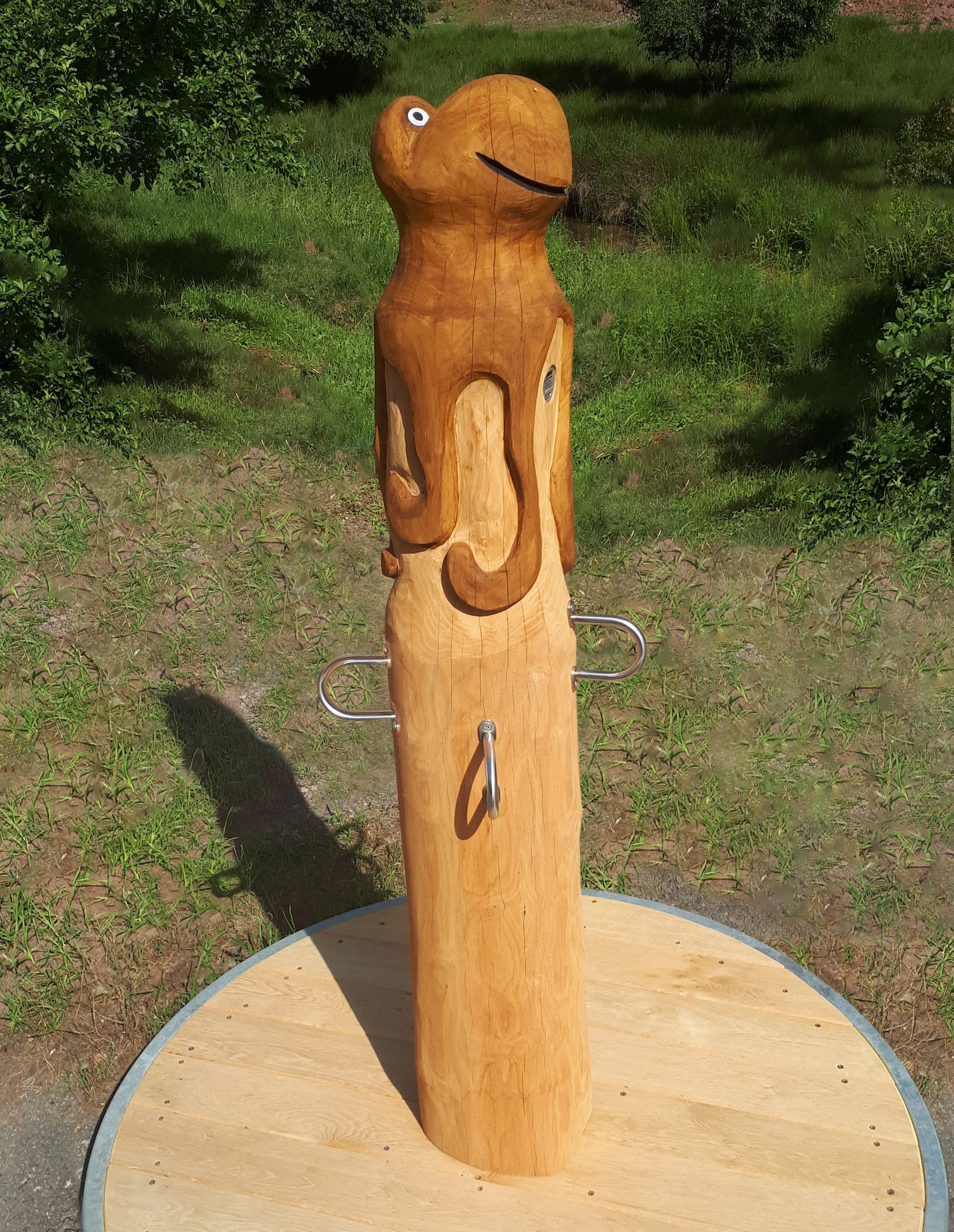 Stehkreisel groß Ø150cm mit Motivkopf - Ansicht 4