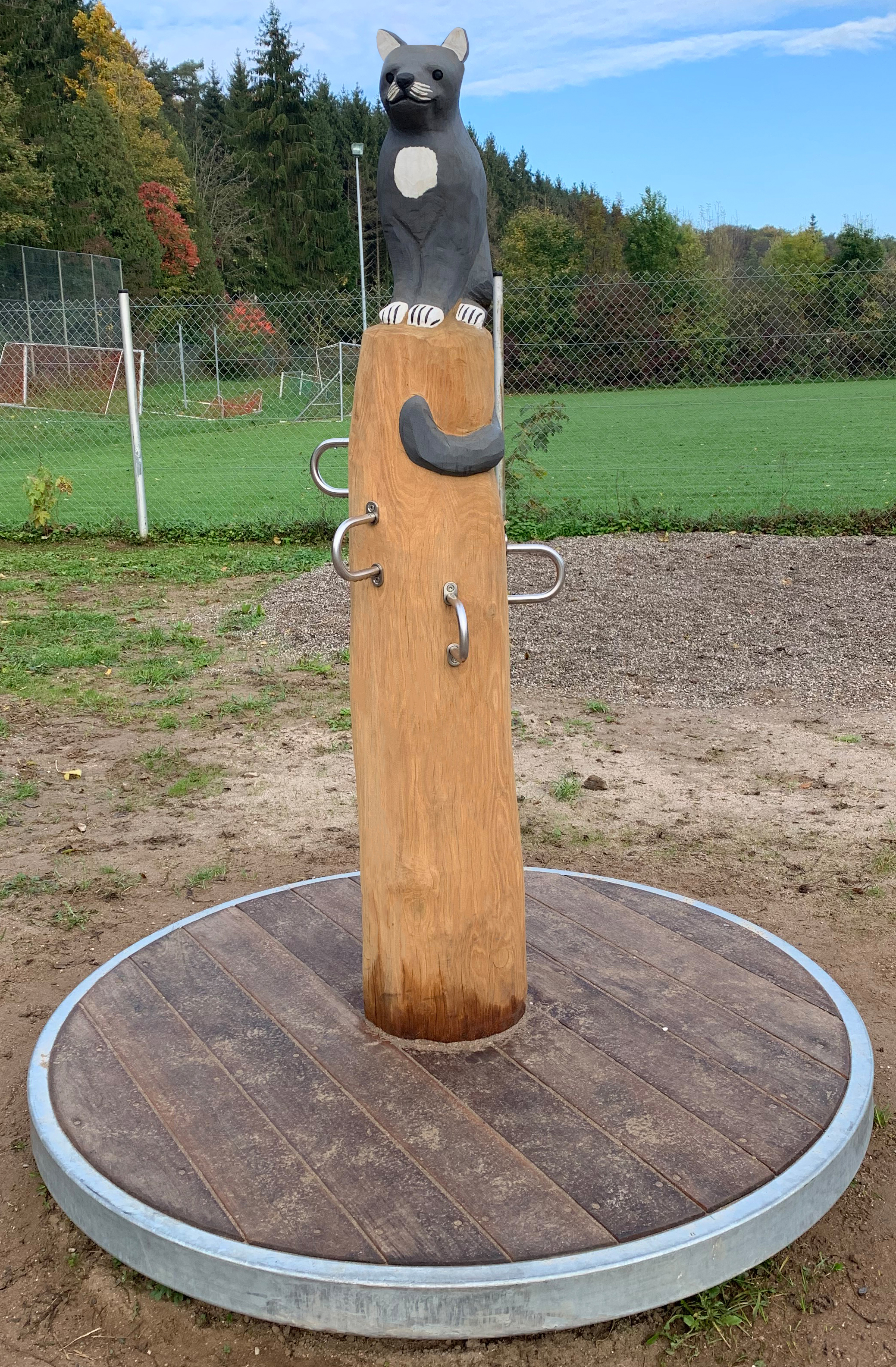 Stehkreisel groß Ø150cm mit Motivkopf - Ansicht 5