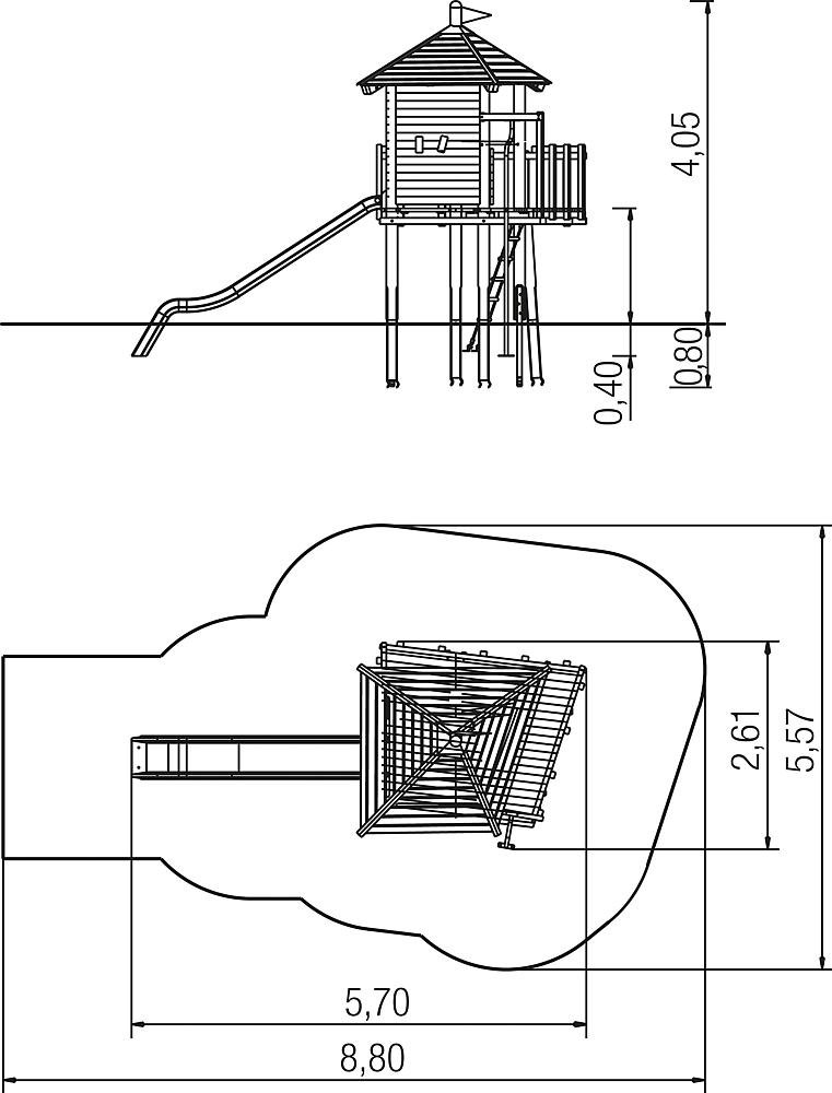Baumhaus, Solo Ansicht 6