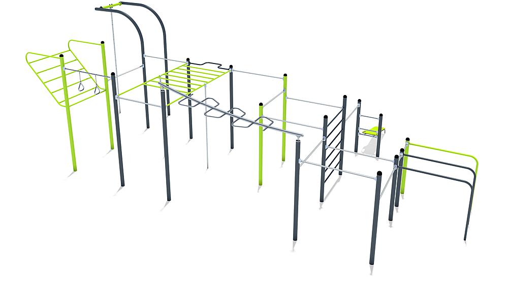 Calisthenics-Anlage Extreme Ansicht 4