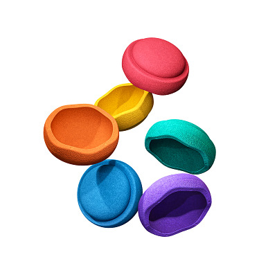 Stapelstein Balanciersteine-Set „Original Mini Rainbow“, Sport-Thieme