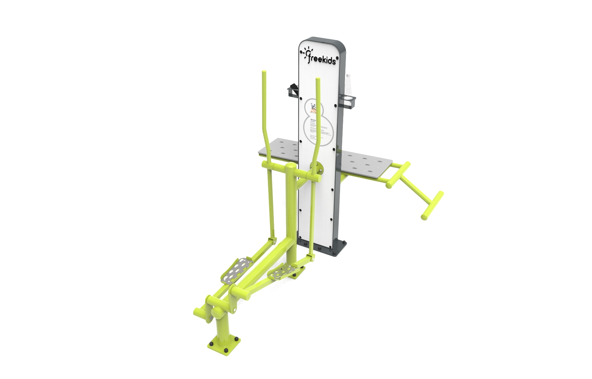 Crosstrainer + Übungsbank Plus