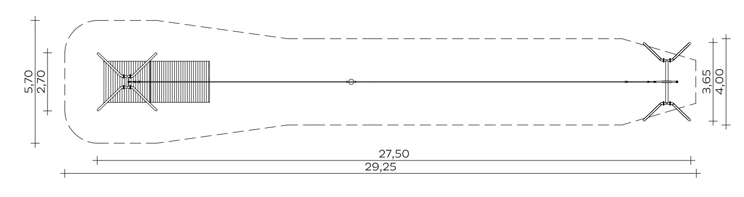 Seilbahn (25,00) mit Rampe Ansicht 3