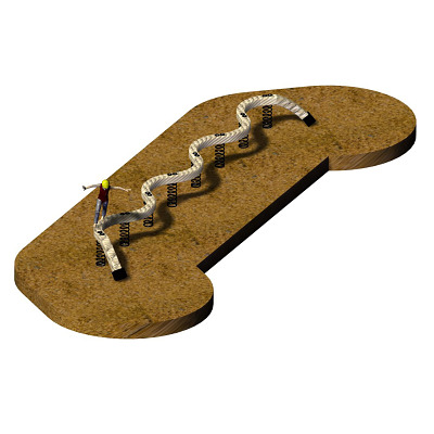 Huck Seilspielgeräte Balancierschlange „Variable“ Ansicht 2