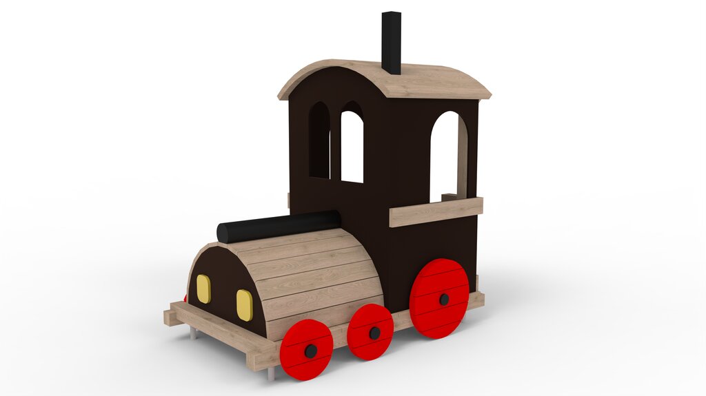 Lokomotive Ansicht 2