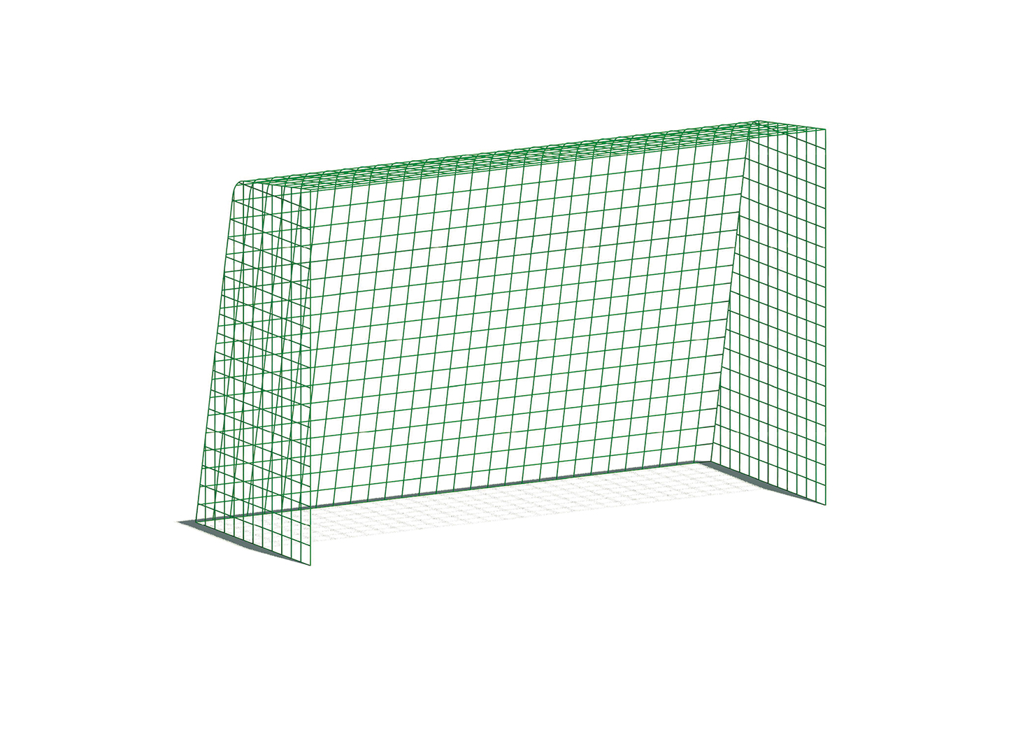 Nylonnetz - für Bolzplatztor 1031, 3 x 2 m
