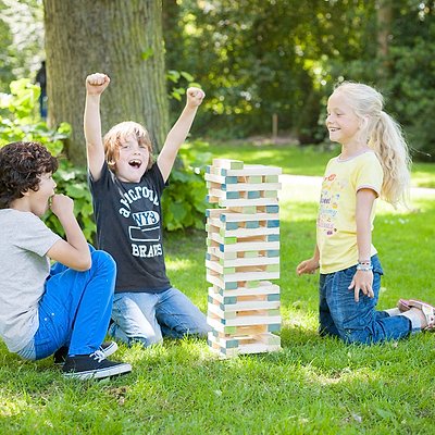 BS Toys Geschicklichkeitsspiel „Riesen-Wackelturm“ Ansicht 2