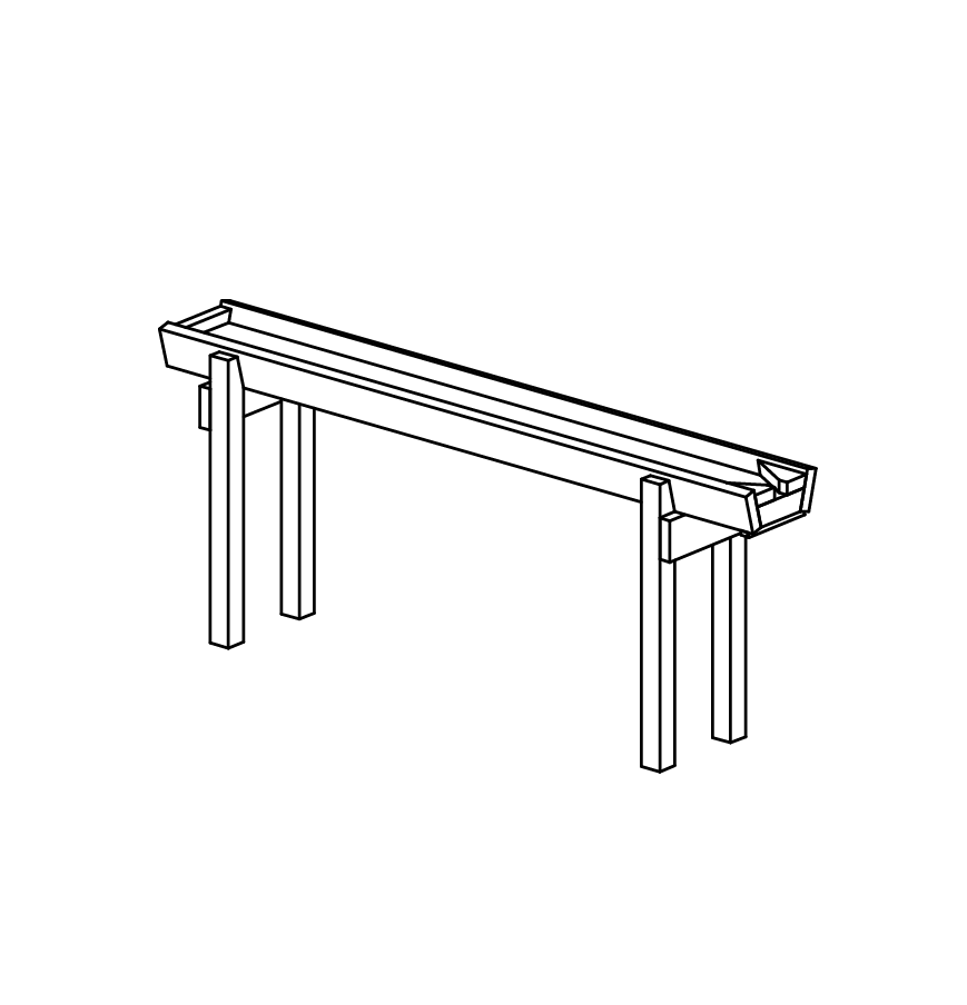 Wasserrinne massiv, Richter Spielgeräte