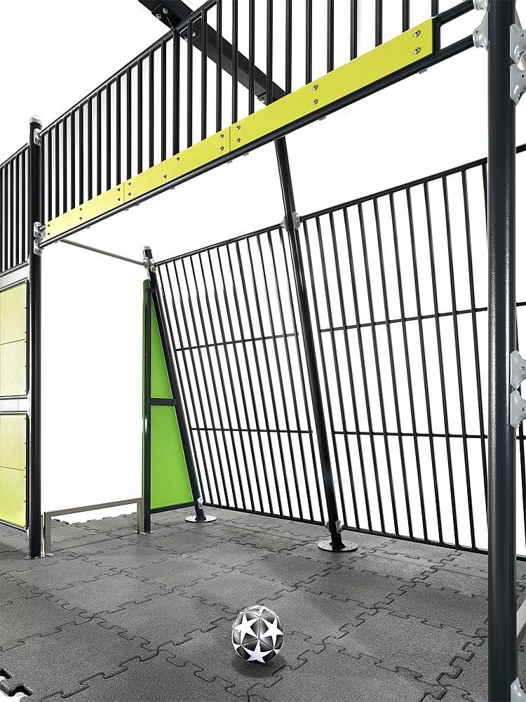 Fußballtor mit Basketballkorb Ansicht 5