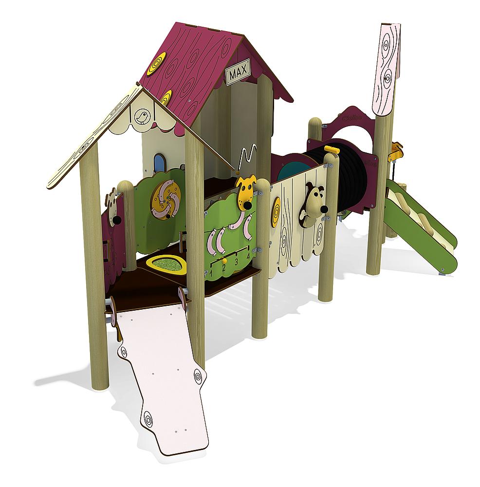 Spielanlage Hundehütte Ansicht 6