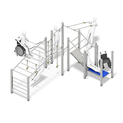Playparc Calisthenics-Anlage 4FCIRCLE „Alltogether 1“