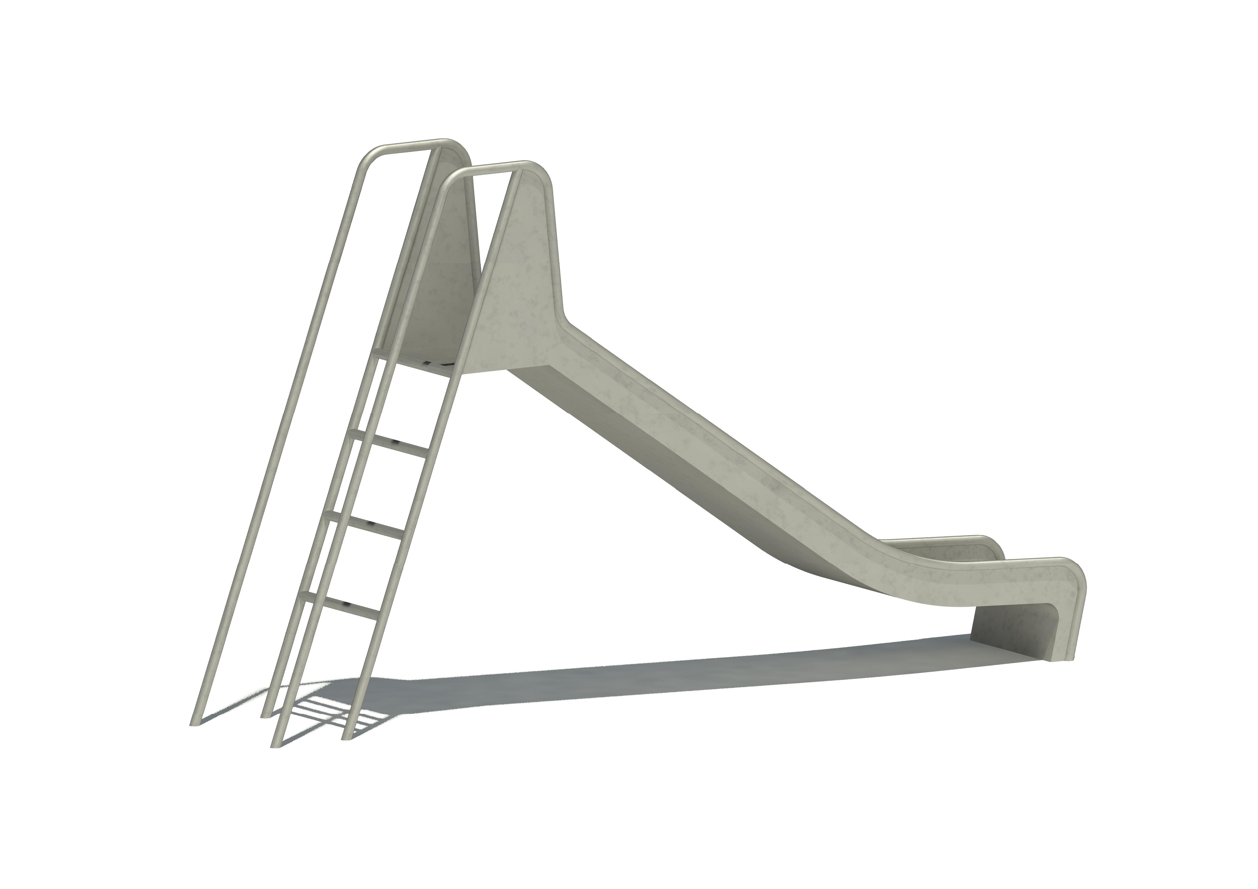 Bockrutschbahn Edelstahl, Einsitzhöhe 120 cm Ansicht 3