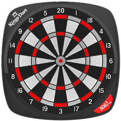 Kings Dart Smart-Dartboard „Dartworld C1“