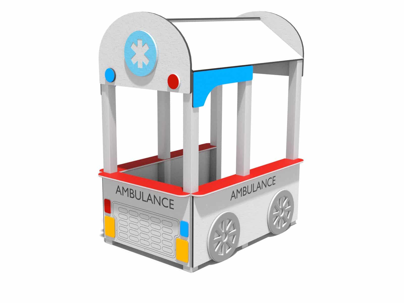 Krankenwagen-Set für den Spielplatz