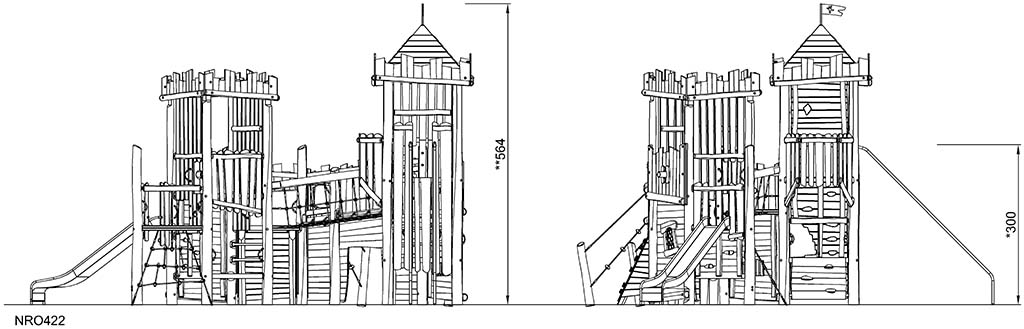Robinienschloss, mittel NRO422 Ansicht 6