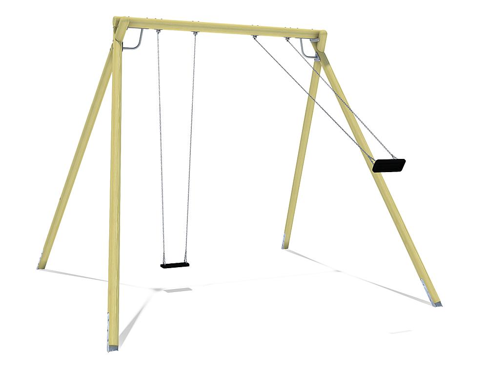 Doppelschaukel Kranich, eibe