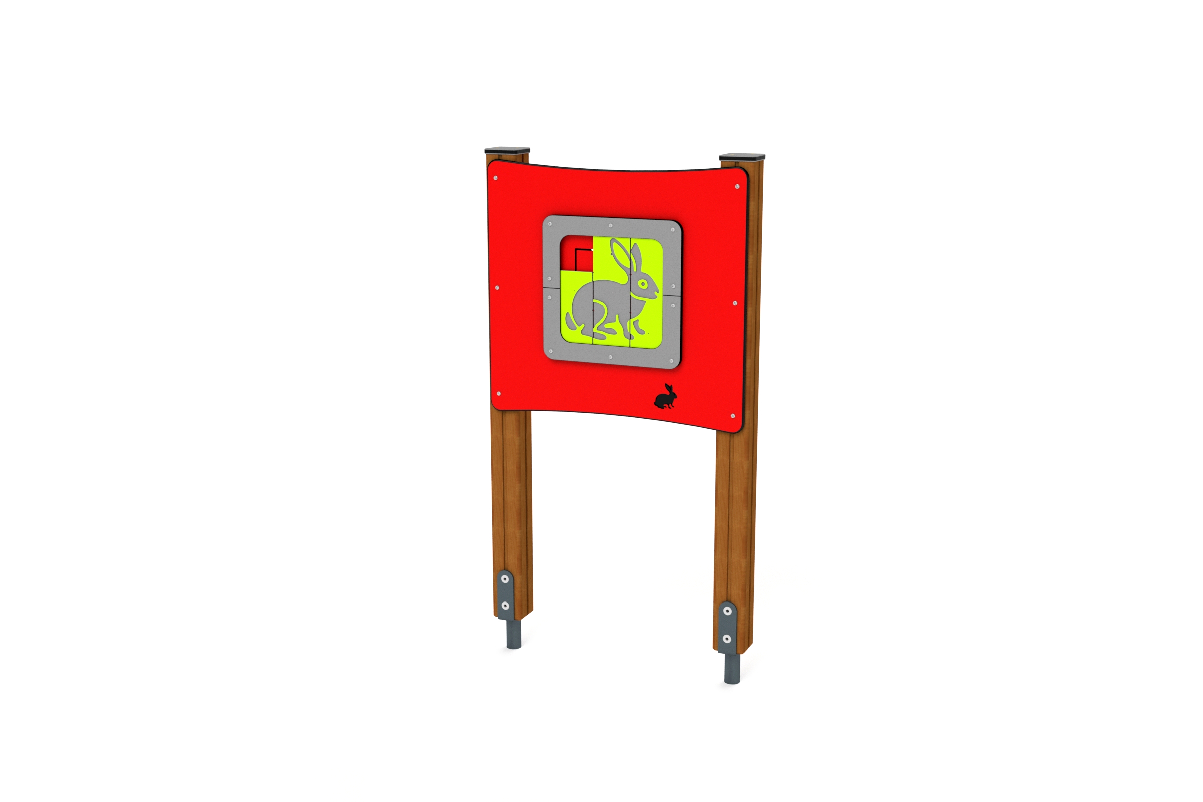 3318D Spieltafel Puzzle-Hase Ansicht 3
