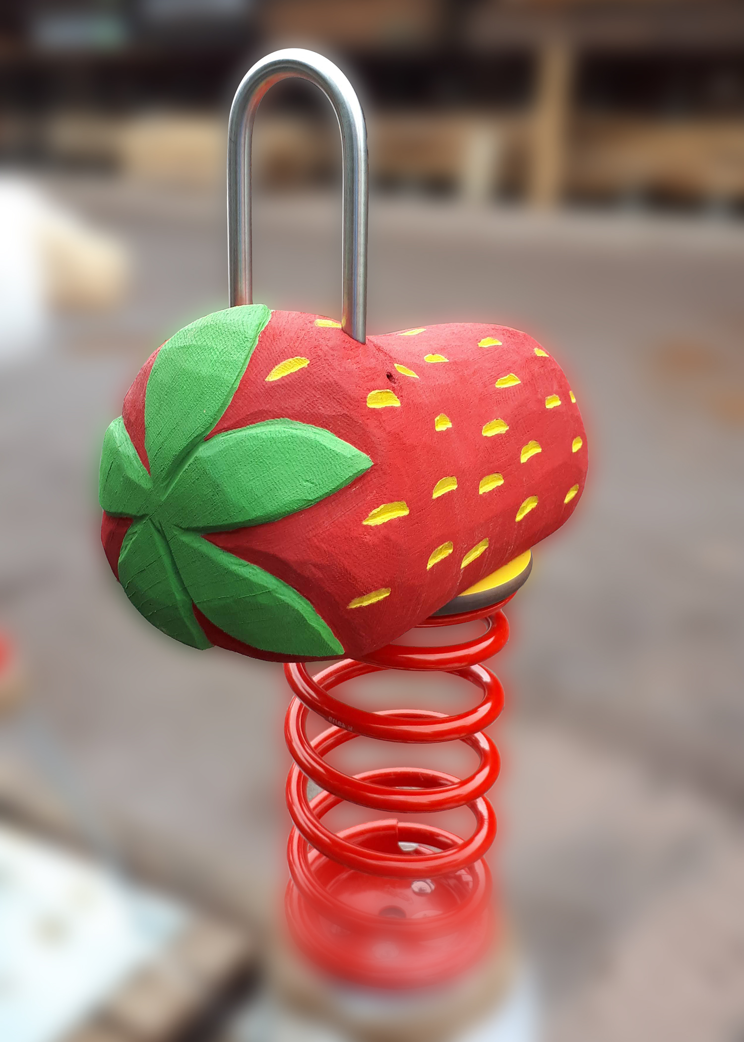 Wippgerät Erdbeere Ansicht 2
