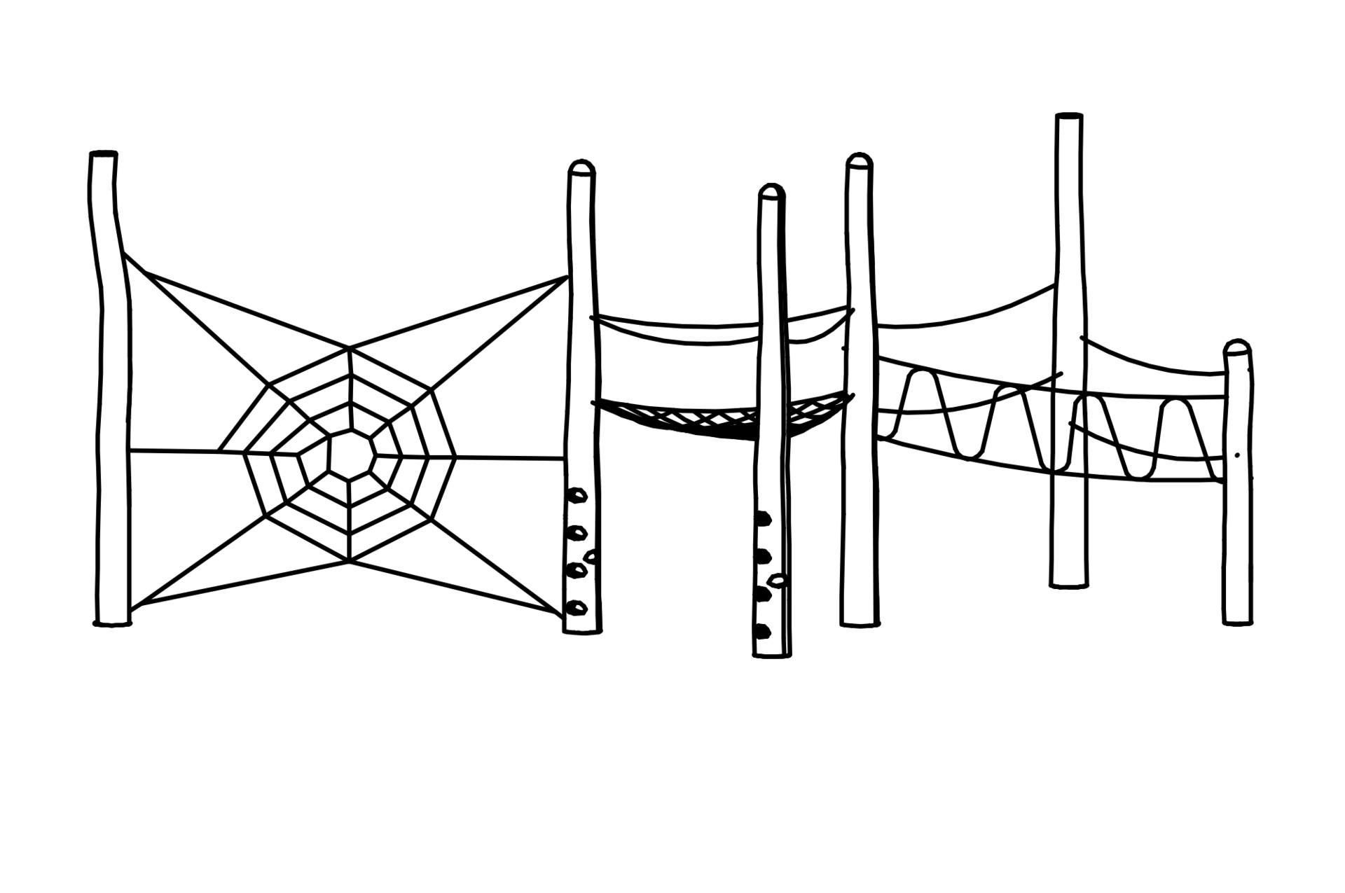 Kletterwald – Ausführungsbeispiel 2, Richter Spielgeräte