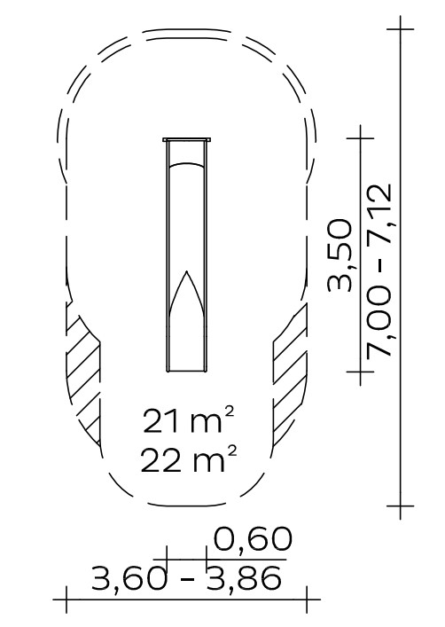 Anbau-Muldenrutsche (1,60) Ansicht 3