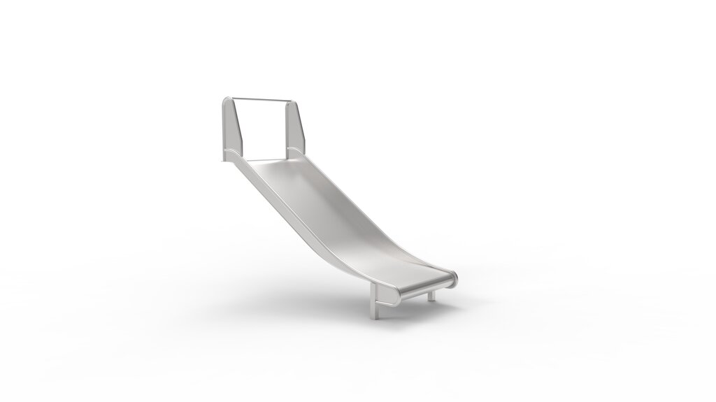 Rutsche H125-150, W100, mit Ohren und Haltestange