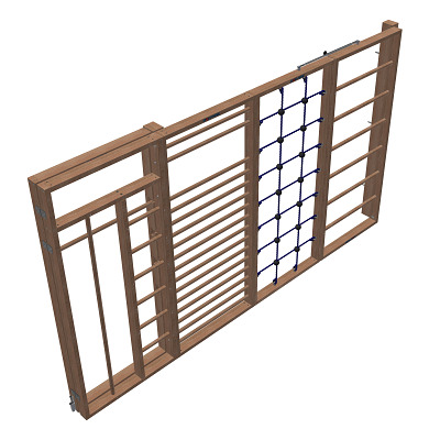 Sport-Thieme Turnwand-Kombination „TuWa Kletterhaus 5“ Ansicht 2