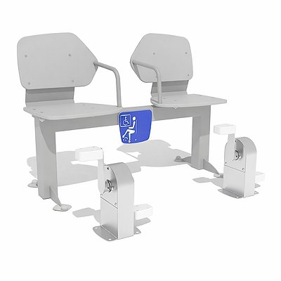 Agapito Outdoor-Fitnessgerät „Sitzbank mit Pedalen“, Sport-Thieme