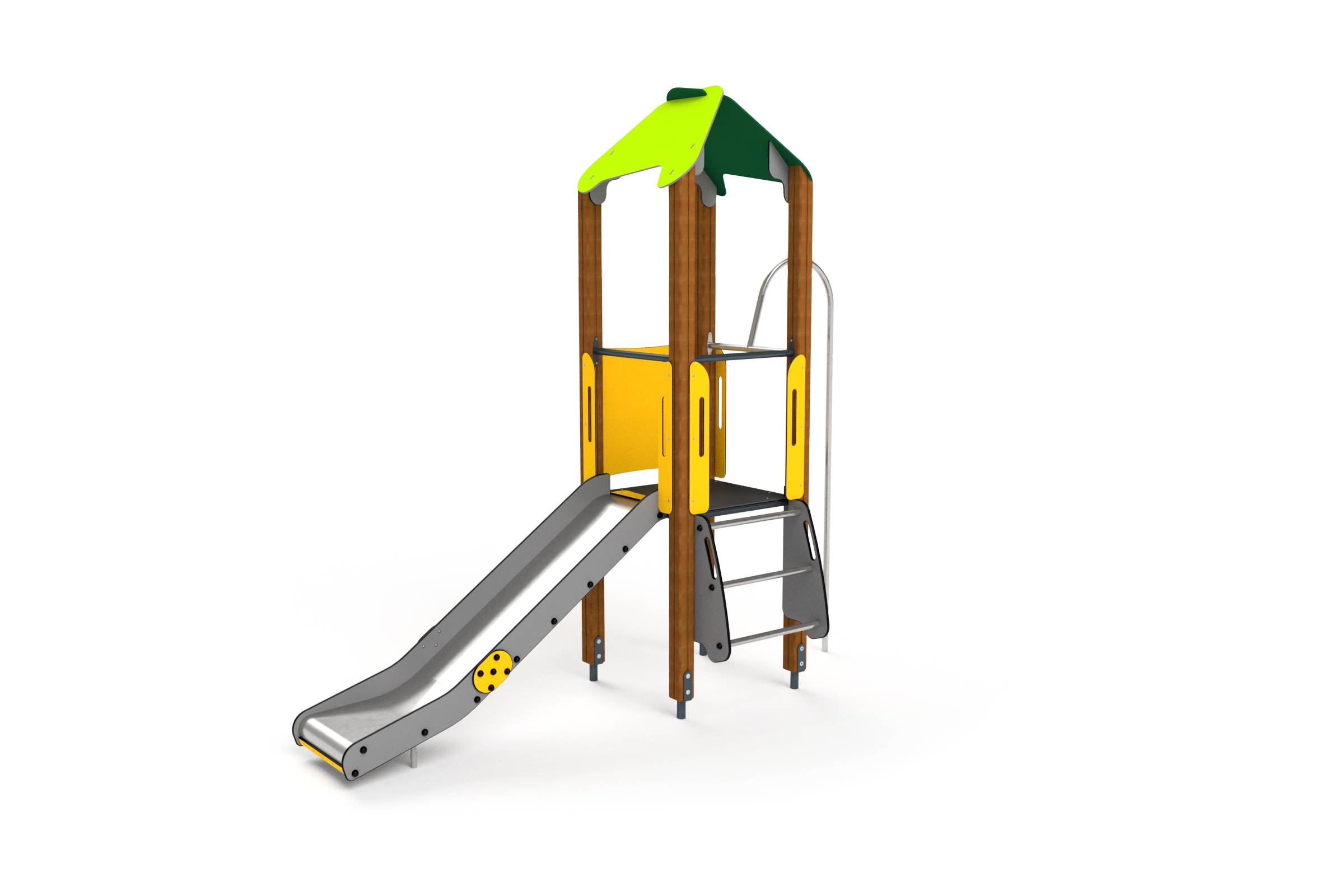 10005 Kleiner Rutschturm mit Feuerwehrstange Ansicht 2
