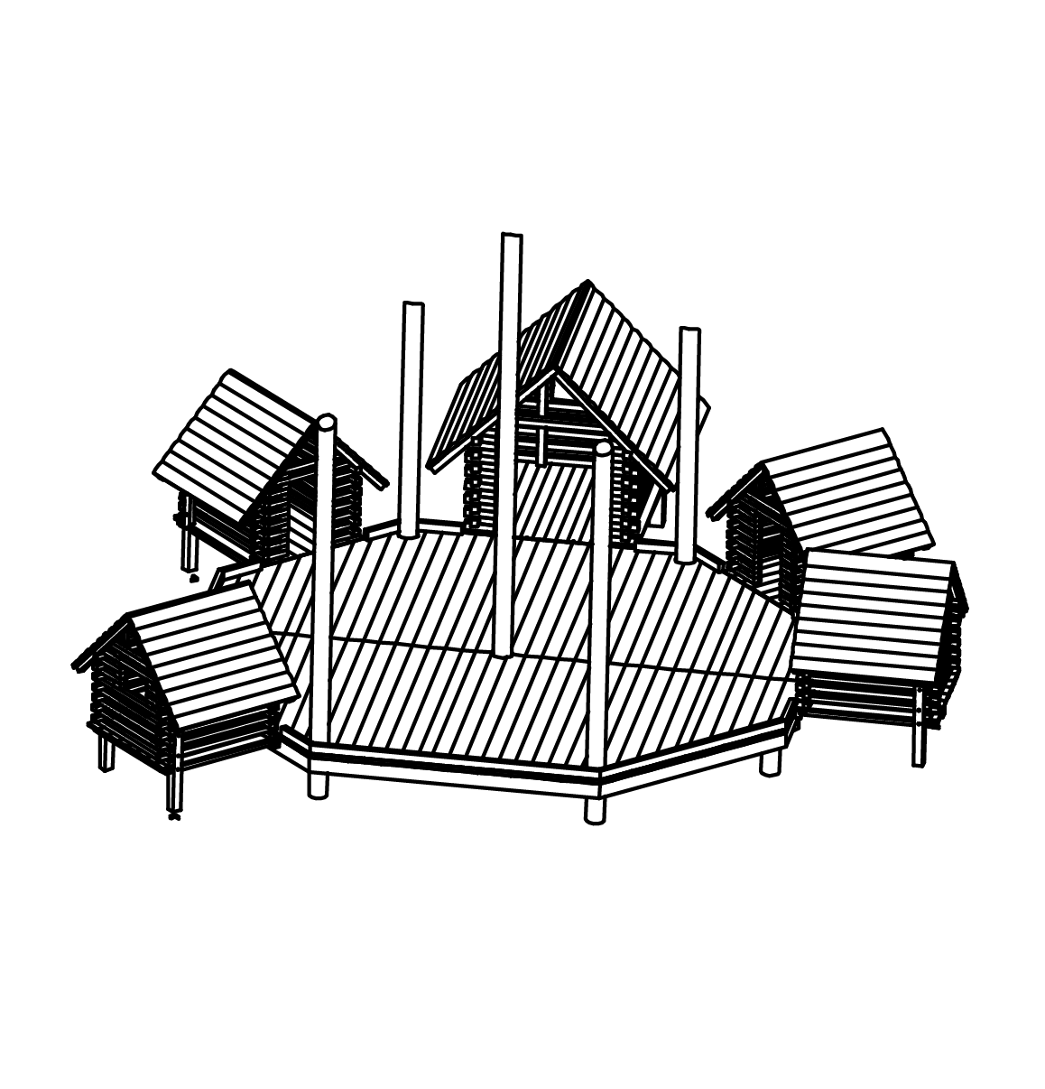 Rundes Dorf, Richter Spielgeräte