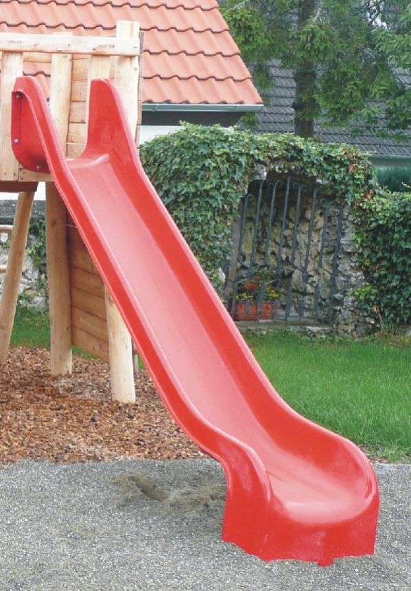 Anbaurutsche 50xPH145cm, GFK mit Flansch -