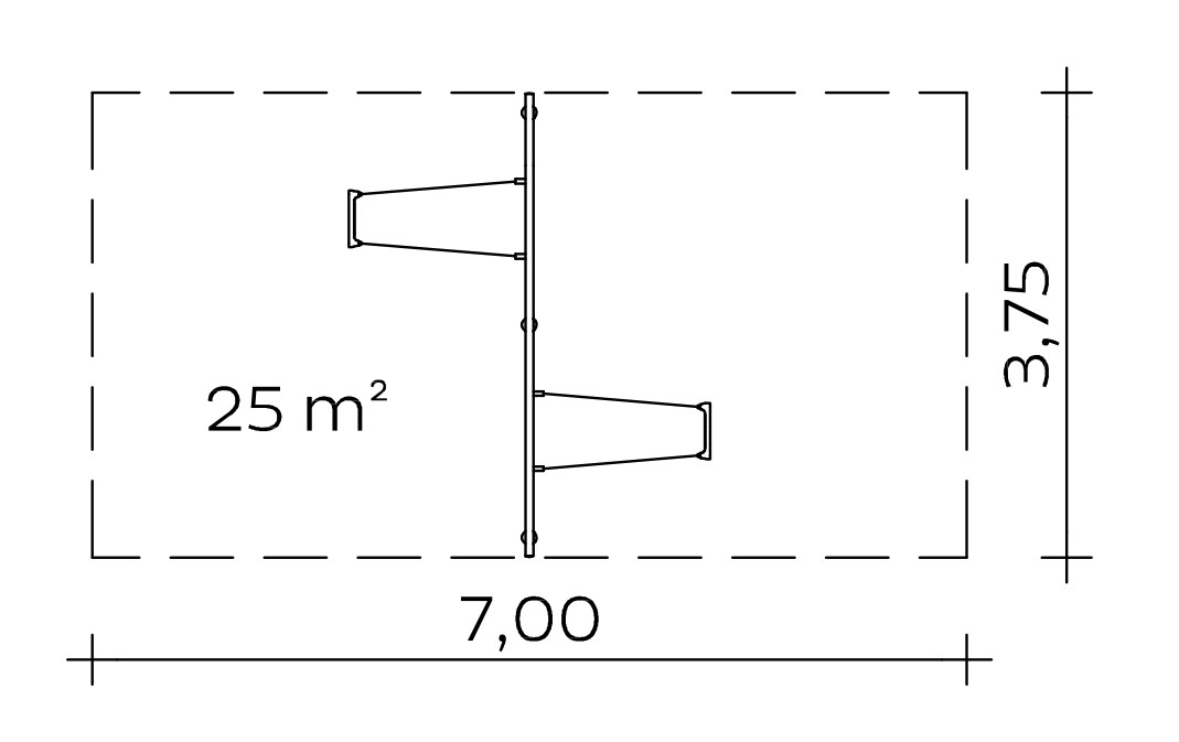 Pfahlschaukel (1,80) Ansicht 3