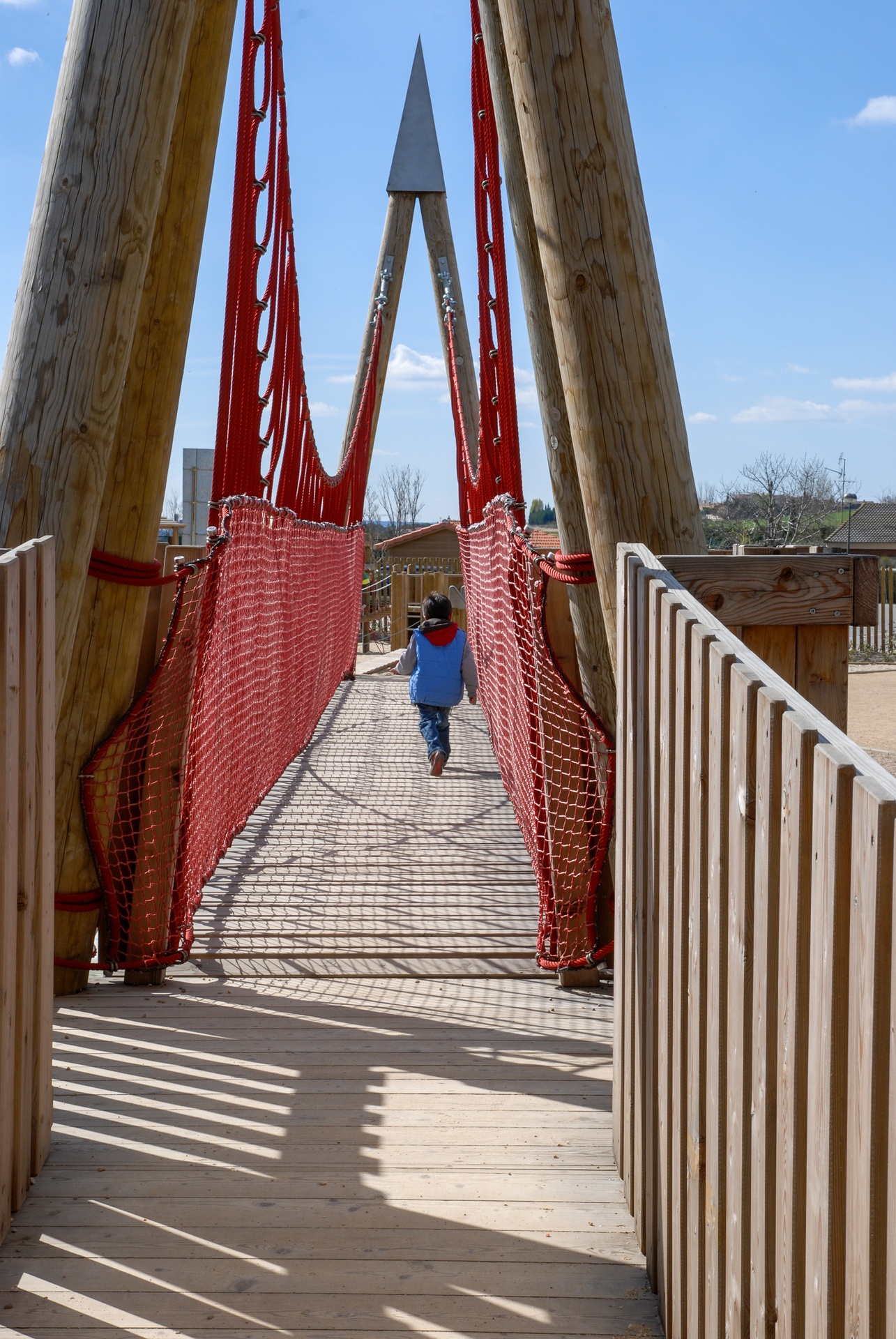 Rollstuhlhängebrücke Ansicht 3