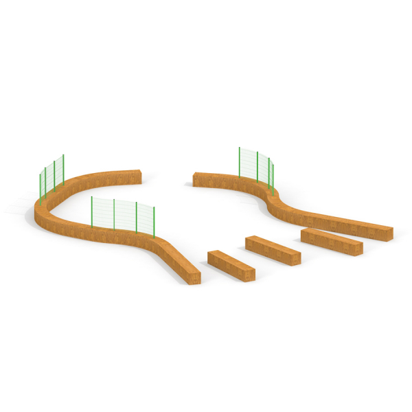 Multiarena aus Holz Ansicht 2