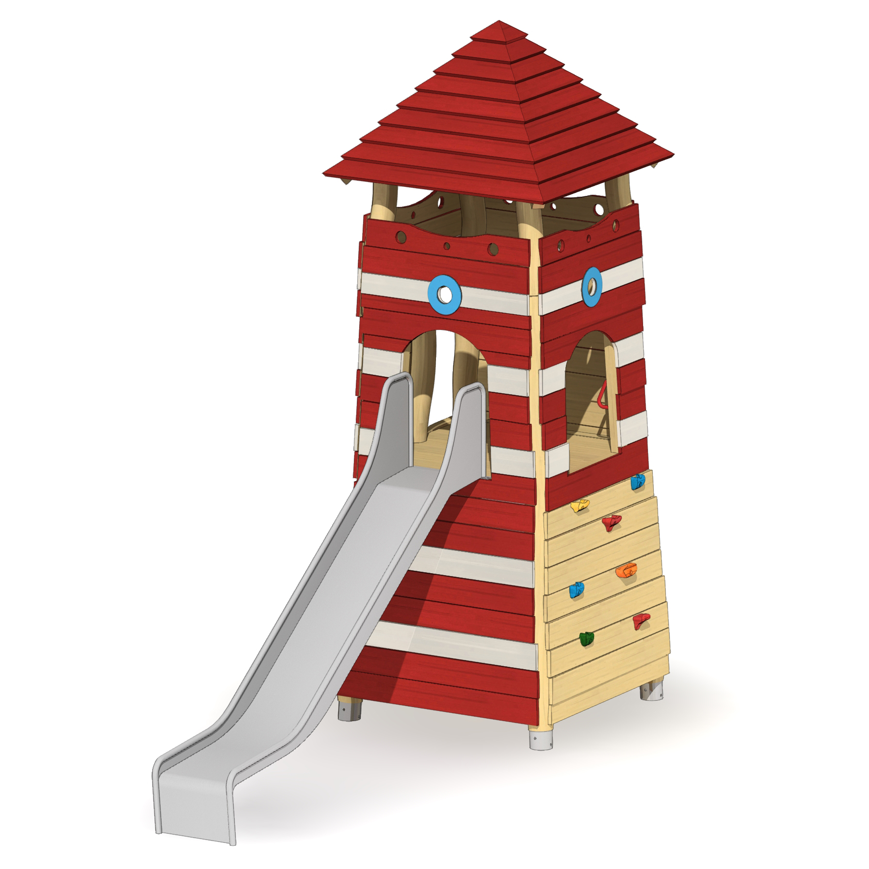 Leuchtturm Borkum 145 mit Rutsche Ansicht 2