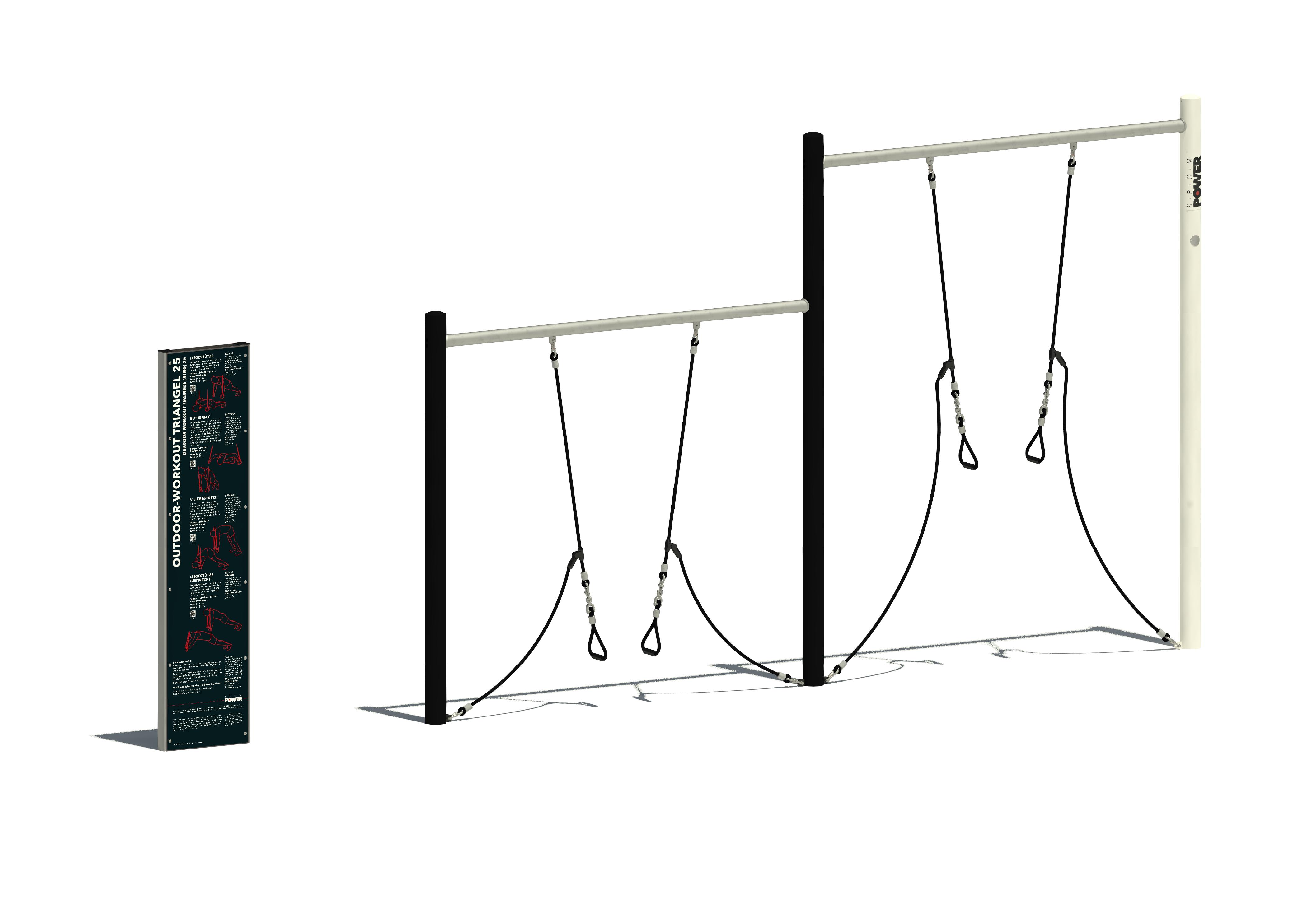 SPGM POWER® Workout Triangel 25/100, Maier Spielplatzgeräte