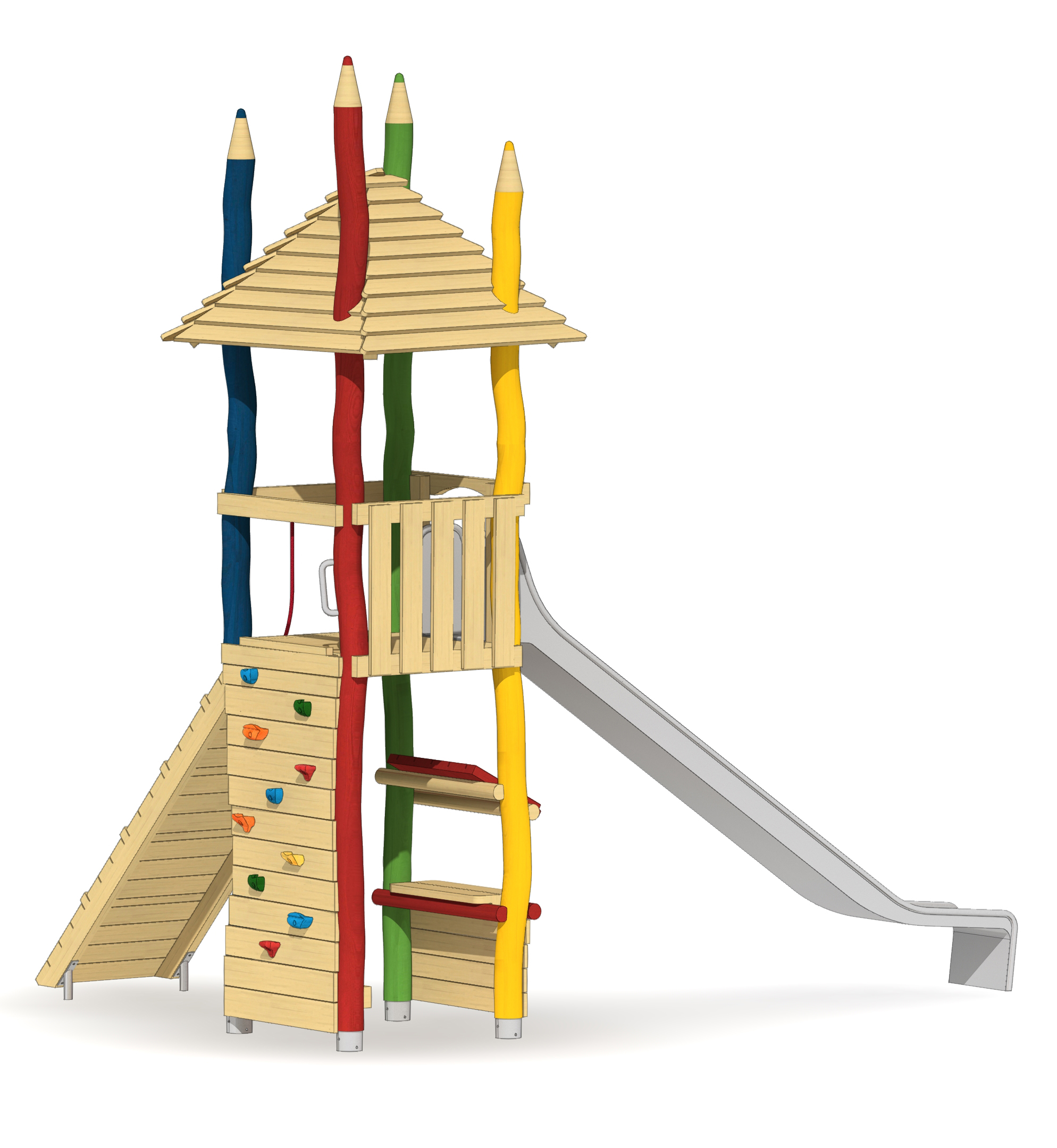 Spielturm Buntstifte