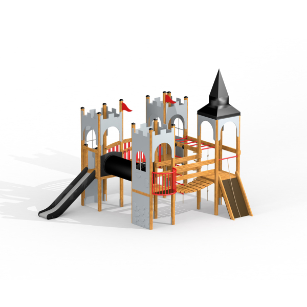 Spieltürme Schloss Camelot mit Rutsche, Larslaj