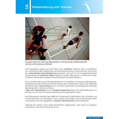 Übungskarten „Minitramp“ Ansicht 2