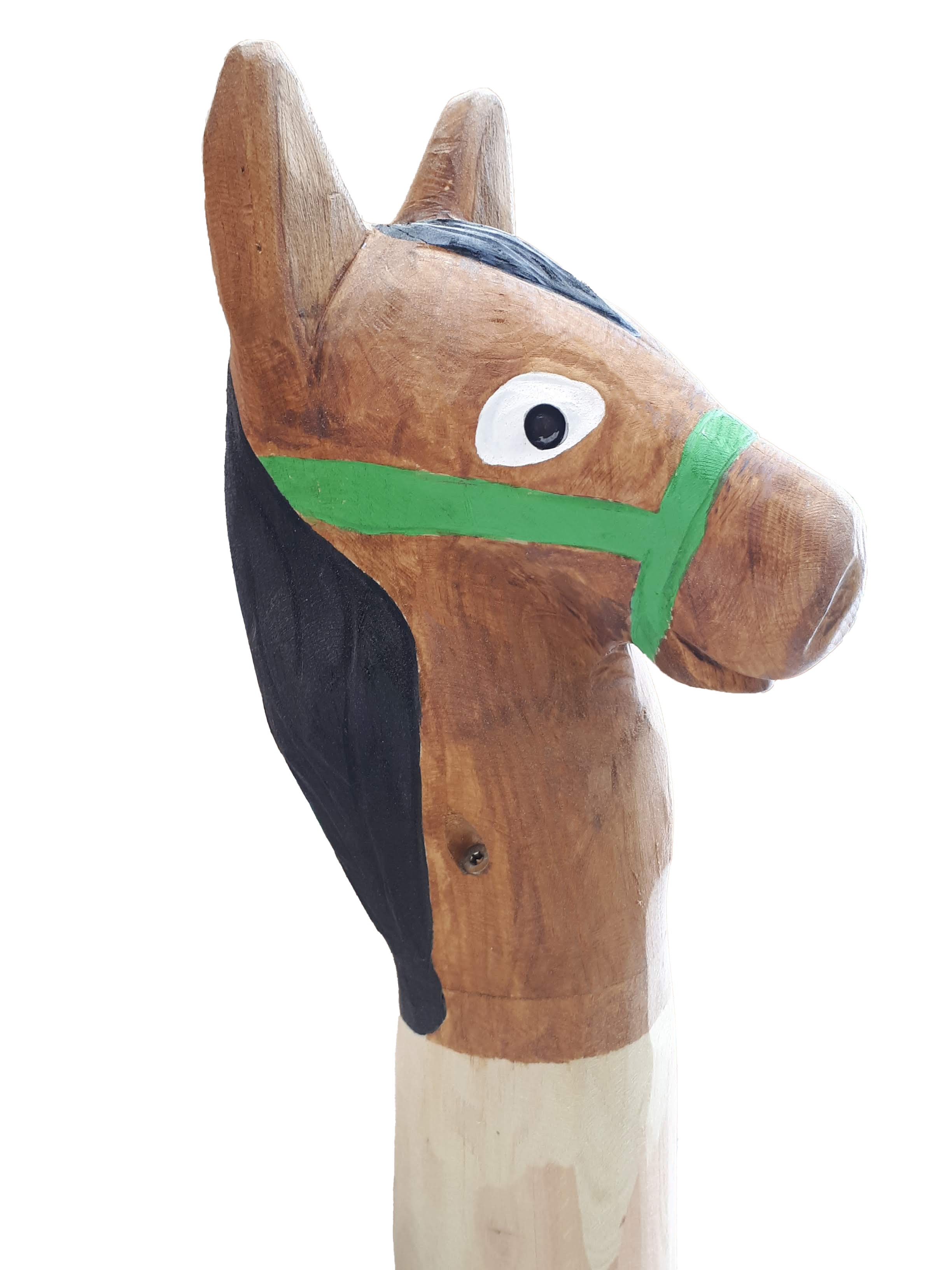 Pfostenkopf/Schnitzfigur Pferd -
