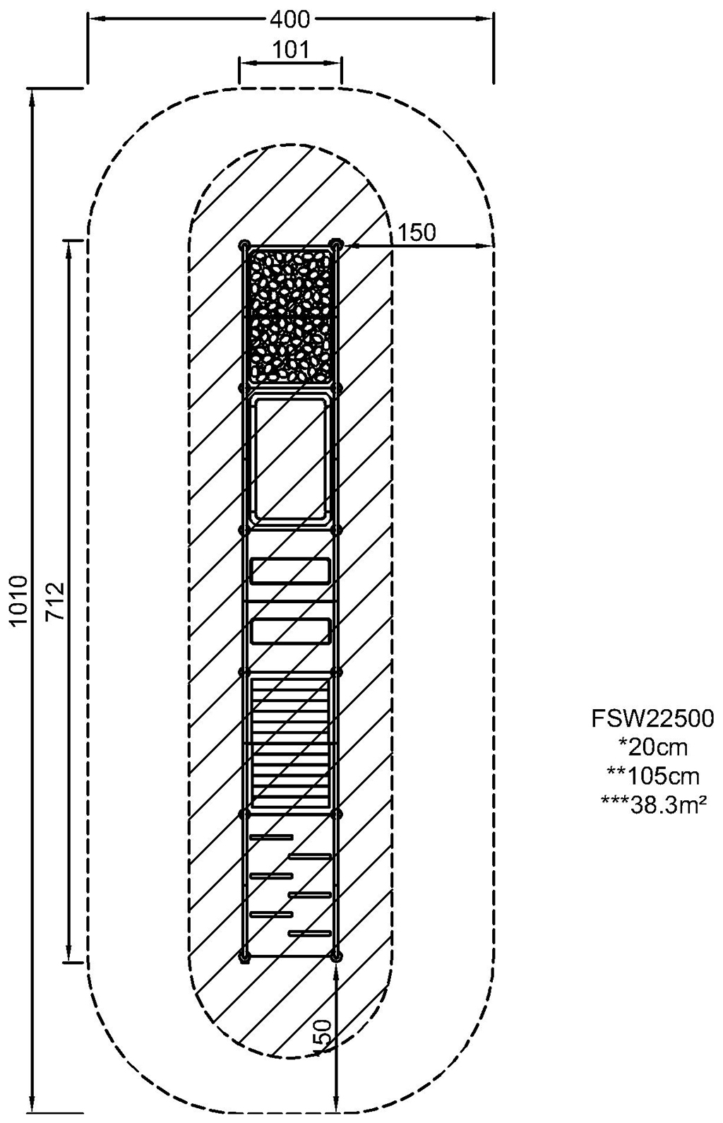 Bewegungsparcours 5 (Bodenhöhe) FSW225 Ansicht 5