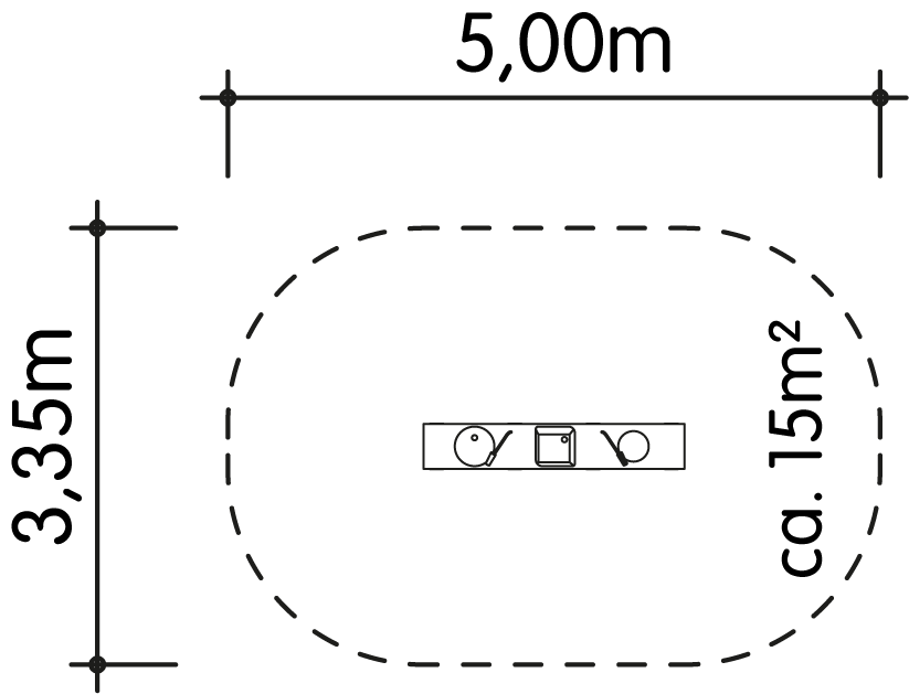 Naturküche mit 3 Mulden, Eiche (vorher 04.502) - Ansicht 4