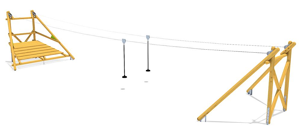 Seilbahn Sierra Duo 20 m Ansicht 4