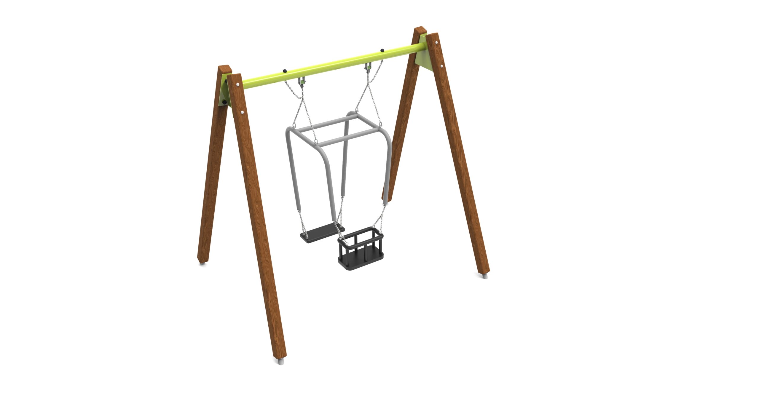 Pendelschaukel Eltern-Kind Holz