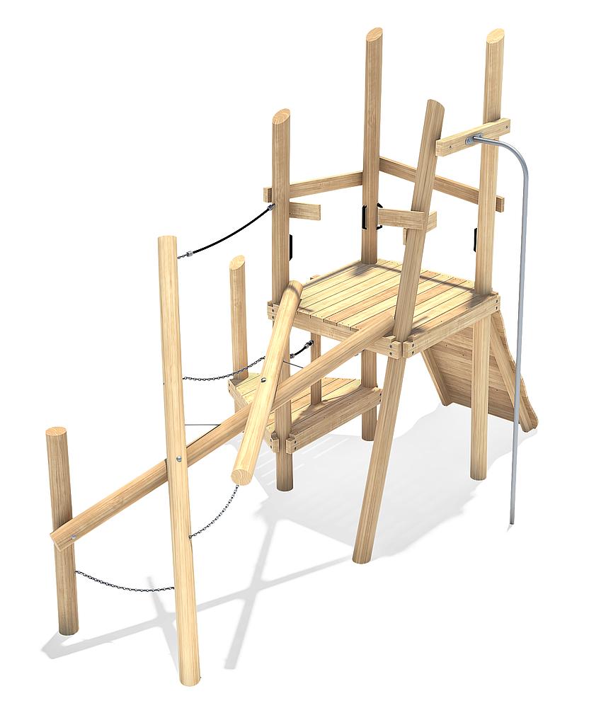 Spielanlage Klettergarten Ansicht 4