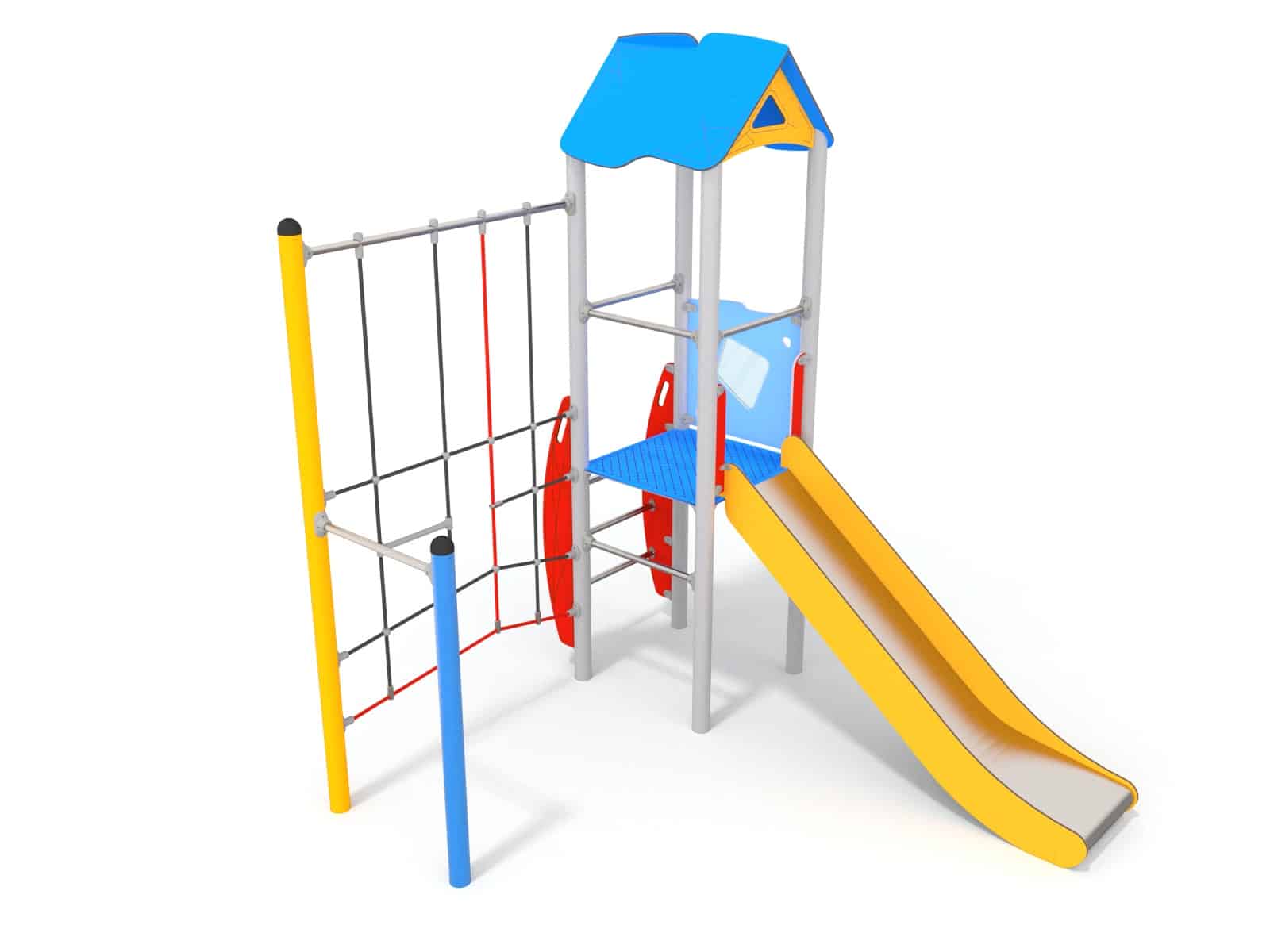 Turm mit Rutsche und Liner für Spielplatz