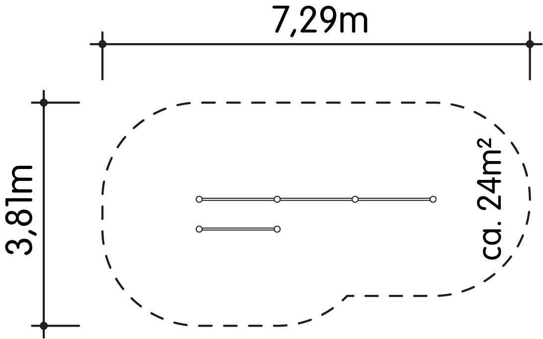 Stufenbarren mit Zweifachreck Ansicht 4