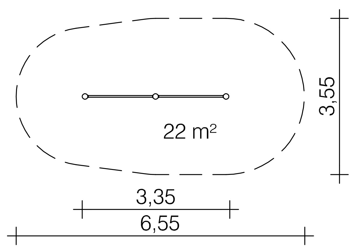 Stufenreck (1,20/1,80) Ansicht 3