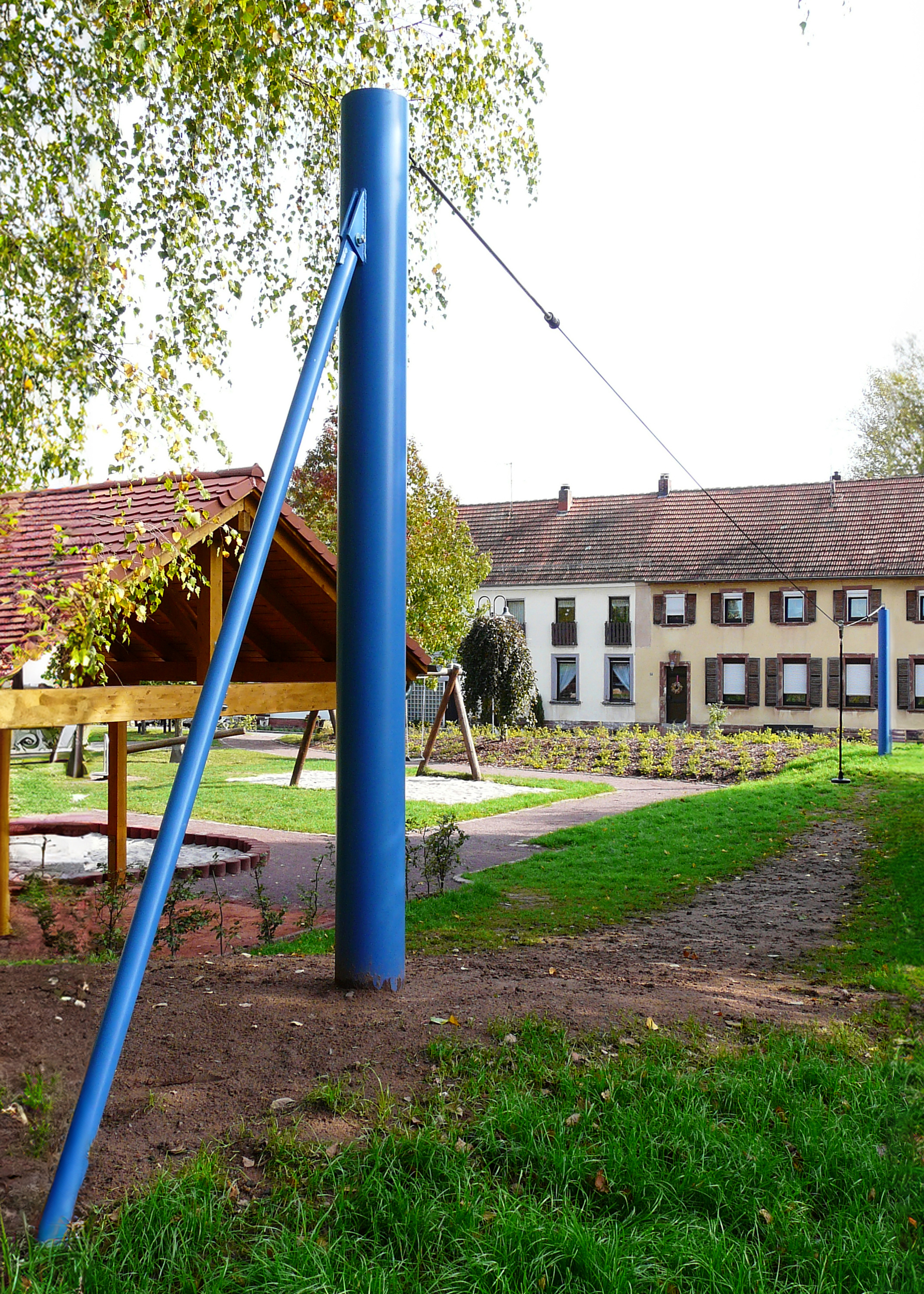 2-Pfosten-Seilbahn 30m Ansicht 2