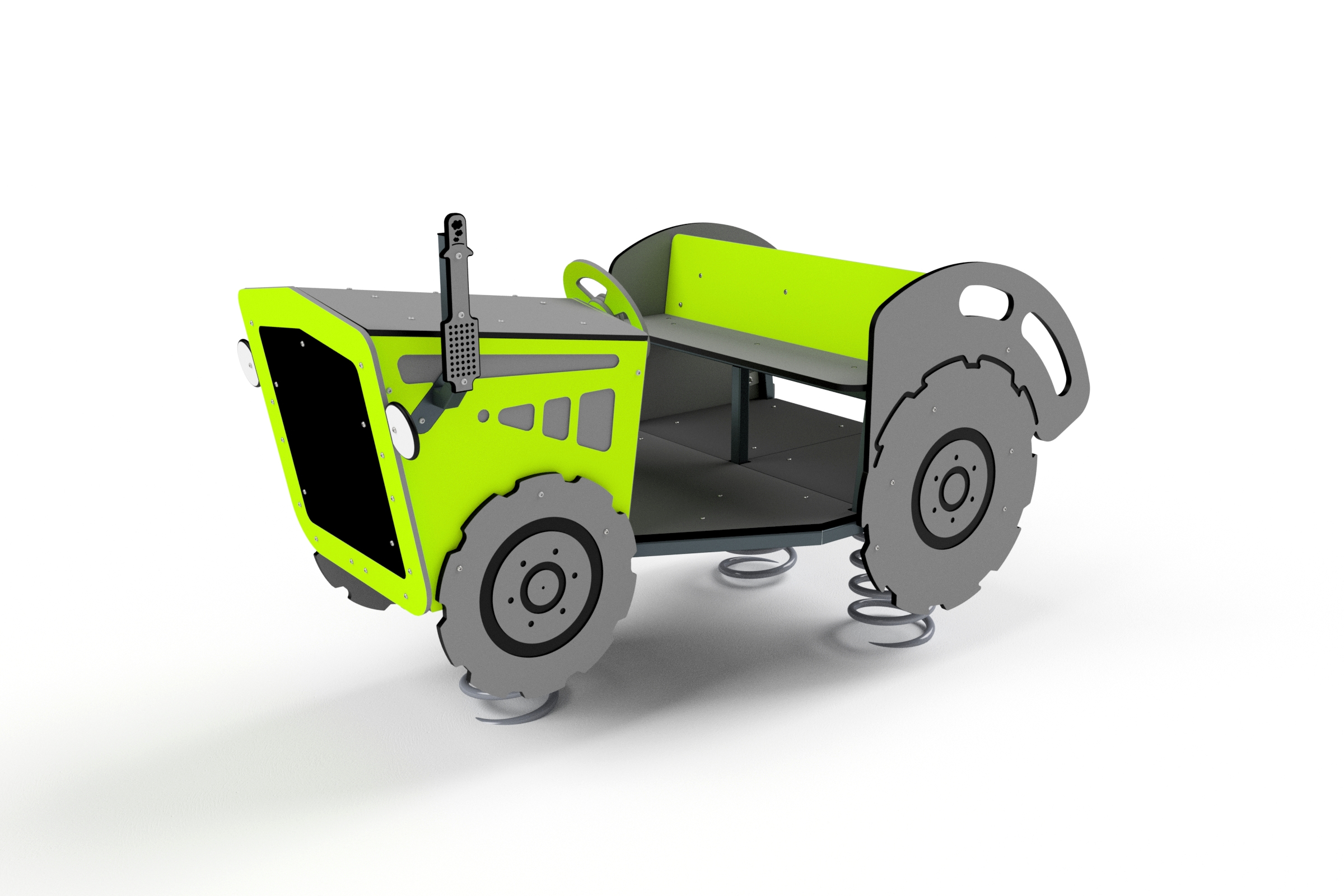3418S Federwippe - Traktor Ansicht 3