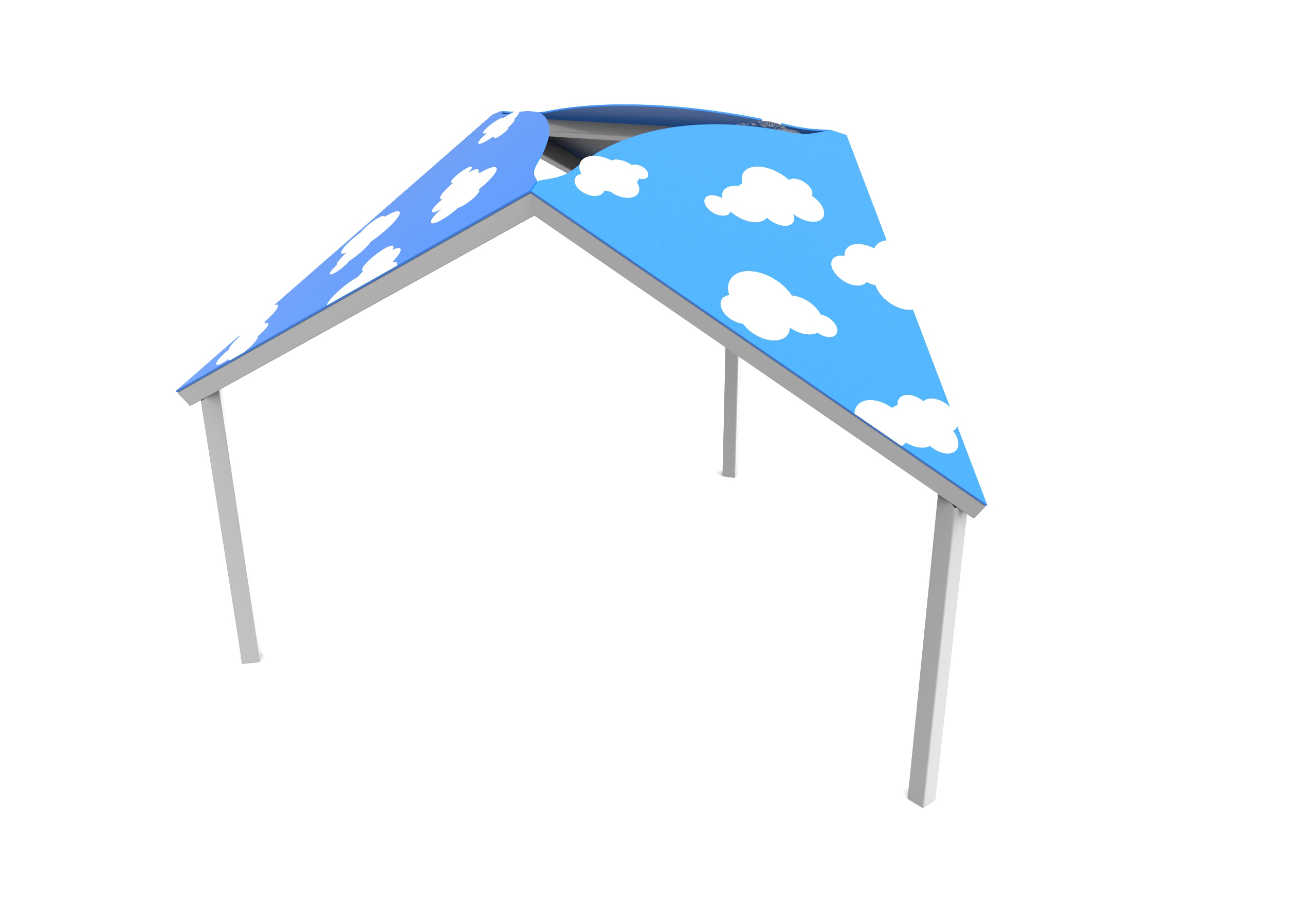 Dach Sand City (Polycarbonat) Ansicht 2